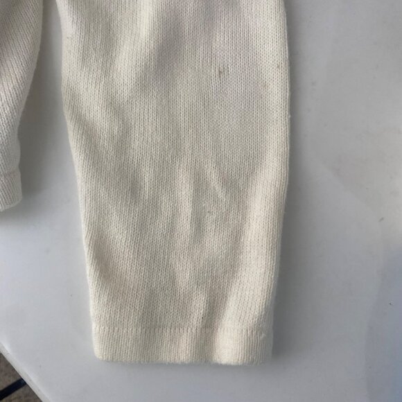 Vintage‎ Tiara International Cardigan Womens Size L White Floral Embroidered Zip - Picture 4 of 10